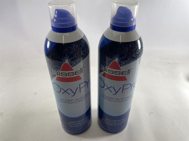 2 x Aerosol Cans of Bissell OxyPro Oxygen Activated Carpet Spot Stain Remover