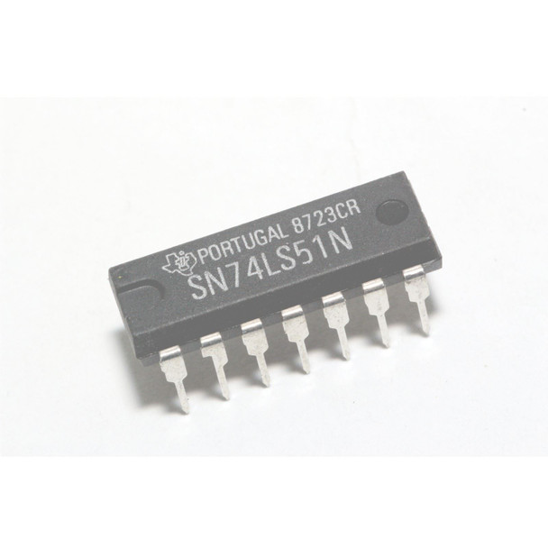 SN74LS51N Dual 2-Wide 2-Input AND-OR-Invert Gate 14 Pin DIL Genuine TI
