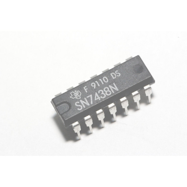 SN7438N Quad 2-Input NAND Buffer Open Collector 14 Pin DIL Genuine TI