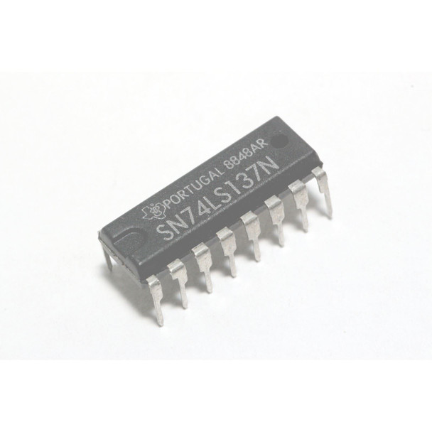 SN74LS137N 3-to-8 Line Decoder/Demultiplexer With Address Latch 16 TI