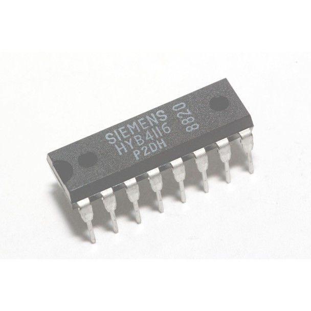 HYB4116 16K x 1-Bit Dynamic RAM 16 Pin DIL Genuine Siemens Device