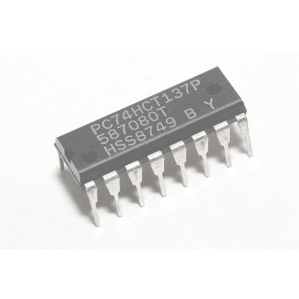 PC74HCT137P 3-to-8 Line Decoder/Demultiplexer With Address Philips