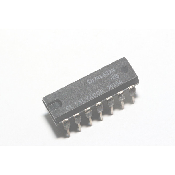 SN74LS37N Quad 2-Input NAND Buffer Driver 14 Pin DIL Texas Instruments