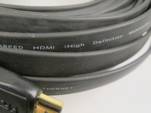 10m Flat High Speed HDMI Cable With Ethernet, V1.4 3D Support