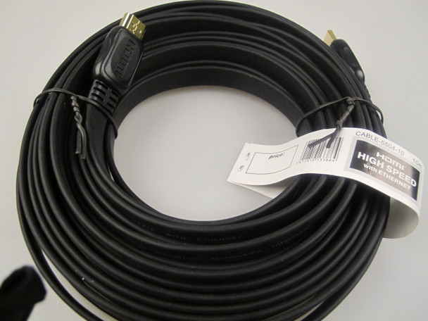 10m Flat High Speed HDMI Cable With Ethernet, V1.4 3D Support