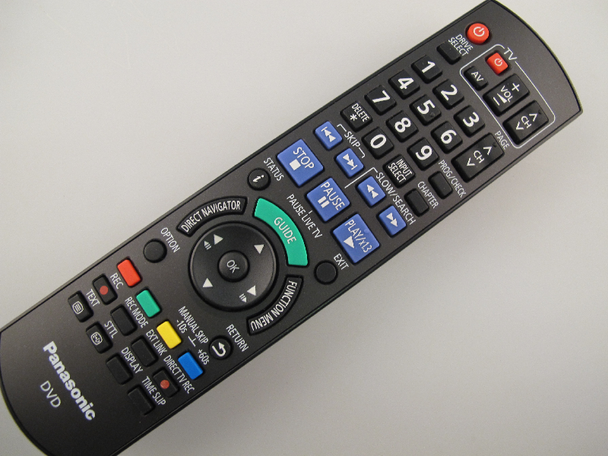 Panasonic N2QAYB000462 DVD Remote Control DMR-EX773EB-K DMR-EX83EB-K, DMR-EX86EB