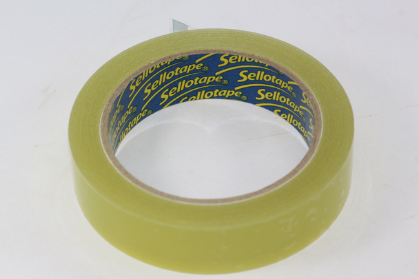 2 x 24mm x 66m Rolls Of Sellotape Original Golden Sticky Tape Henkel 1443268