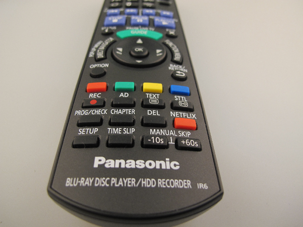 Panasonic N2QAYB000763 Genuine DVD Remote Control  DMR-PWT420EB & DMR-PWT530EB