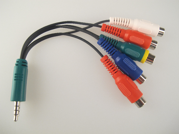 Panasonic Genuine TV AV / Component Adaptor Cable K2KYYYY00206 / K2KYYYY00227