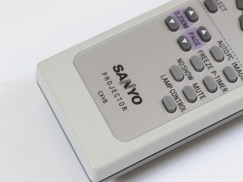 Sanyo CXVB Genuine Projector Remote Control For PLCXE31, PLCXE40, PLC