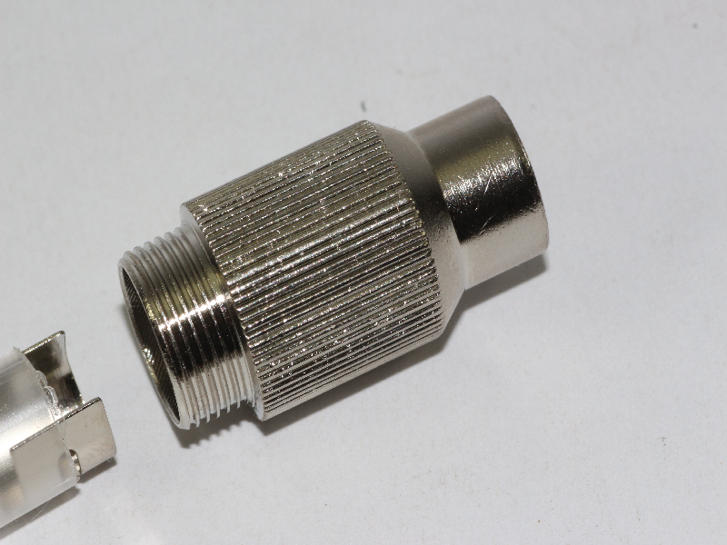 2 x Metal Coax Aerial Satellite Cable Joiner For RG6 WF100 & Most