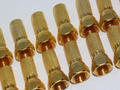 20 x Gold Plated 6.4mm Twist On F Plug Satellite Connector Sky Virgin RG6, WF100