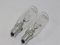 2 x 40W E14 Cooker Hood Oven Appliance Lamp Bulb, Clear 220V - 240V, T25