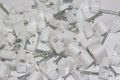 100 x White Twin Satellite Shotgun Cable Clips, Sky Plus, Sky HD, CB63R, WF65