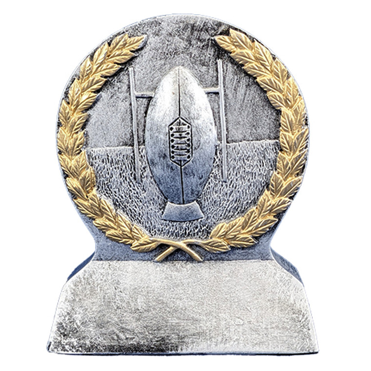 Wreath Football Resin Trophy