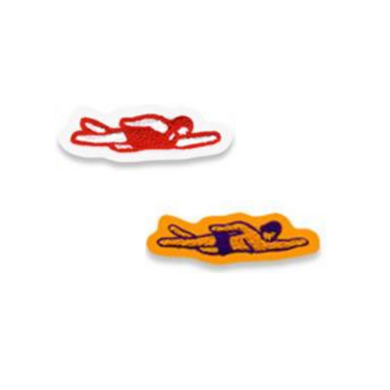 Swimmer Chenille Varsity Jacket Patch