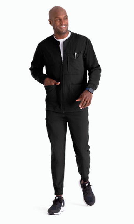 Barco Grey's Anatomy Stretch - React 5 Pocket Zip Front Warm-Up - Men's