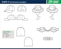 cap  printing locations