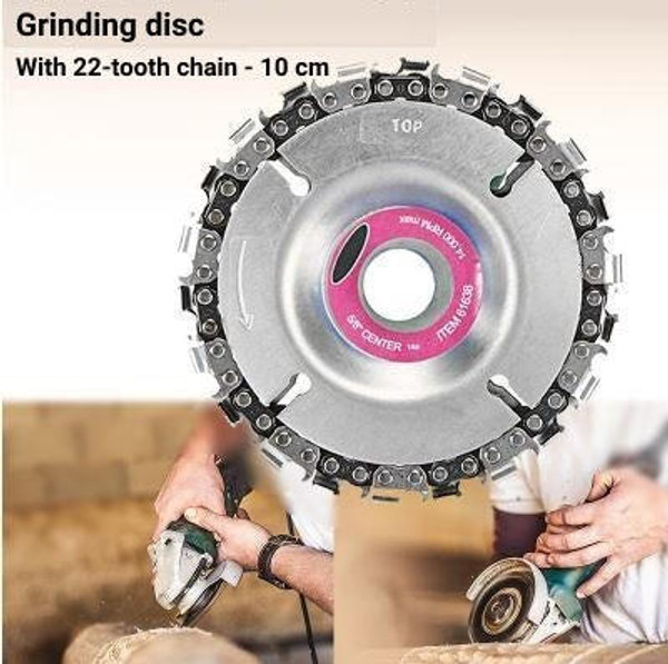 Grinding Disc with 22-Tooth Chain zaxx