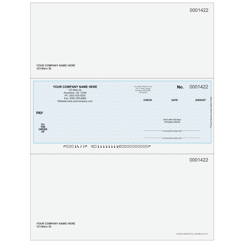 L1422 - Multi-Purpose Middle Business Check