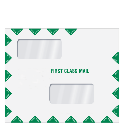 ENV400 - Double Window First Class Tax Return Filing Envelope ENV400 - Double Window First Class Tax Return Filing Envelope