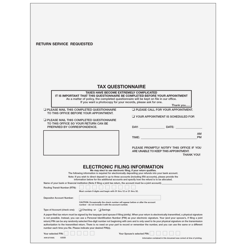 A009 - 1040 Universal Appointment Organizer (Folded) A009 - 1040 Universal Appointment Organizer (Folded)