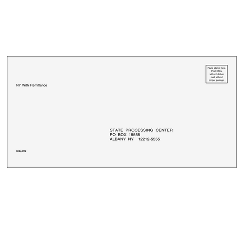 NYB410 - New York Balance Due Envelope