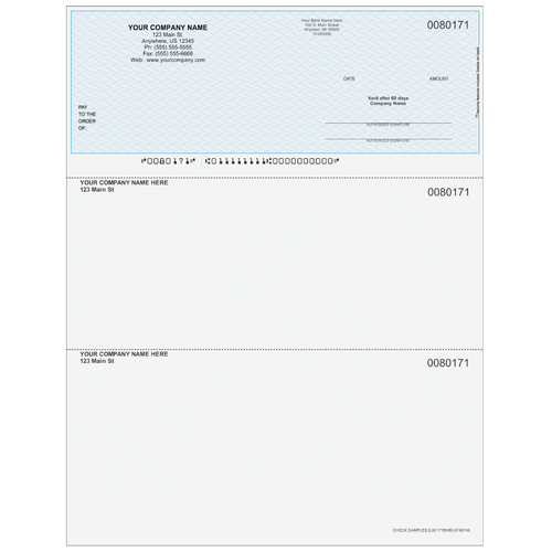 L80171B - Multi-Purpose Top Business Check