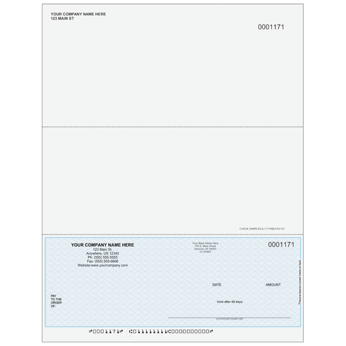 L1171 - Multi-Purpose Bottom Business Check