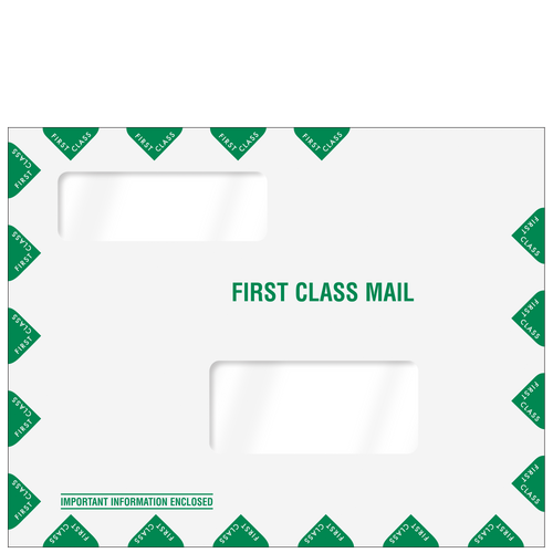 80344 - Double Window Tax Organizer Mailing Envelope