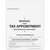 A010G - 1040 Appointment Organizer with Prescheduled Appointment (Folded)