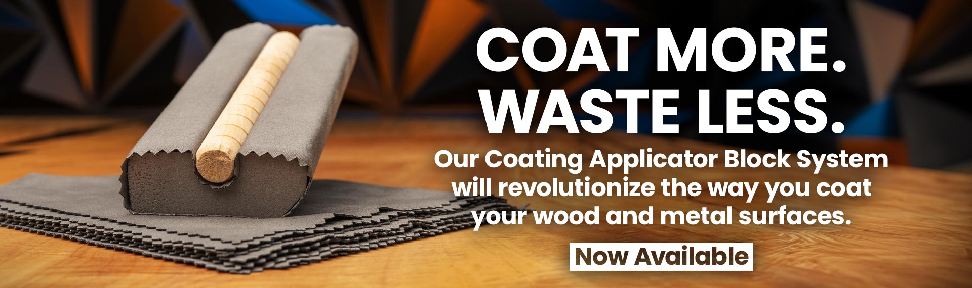 Coat More, Waste Less with our Coating Applicator Block System!