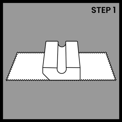 Coating Applicator Block on a clean, flat surface.