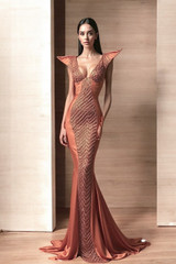 Flared Sleeved Gown