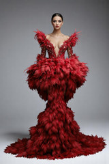 Solara Feather Gown