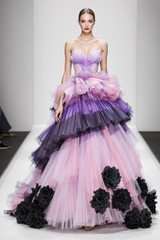 Multi Strapless Ball Gown