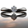 Elegant Affordable Engagement Ring | Round 1/5 Ct Diamond