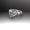 Supernatural Charlie Chevron Moissanite Engagement Ring