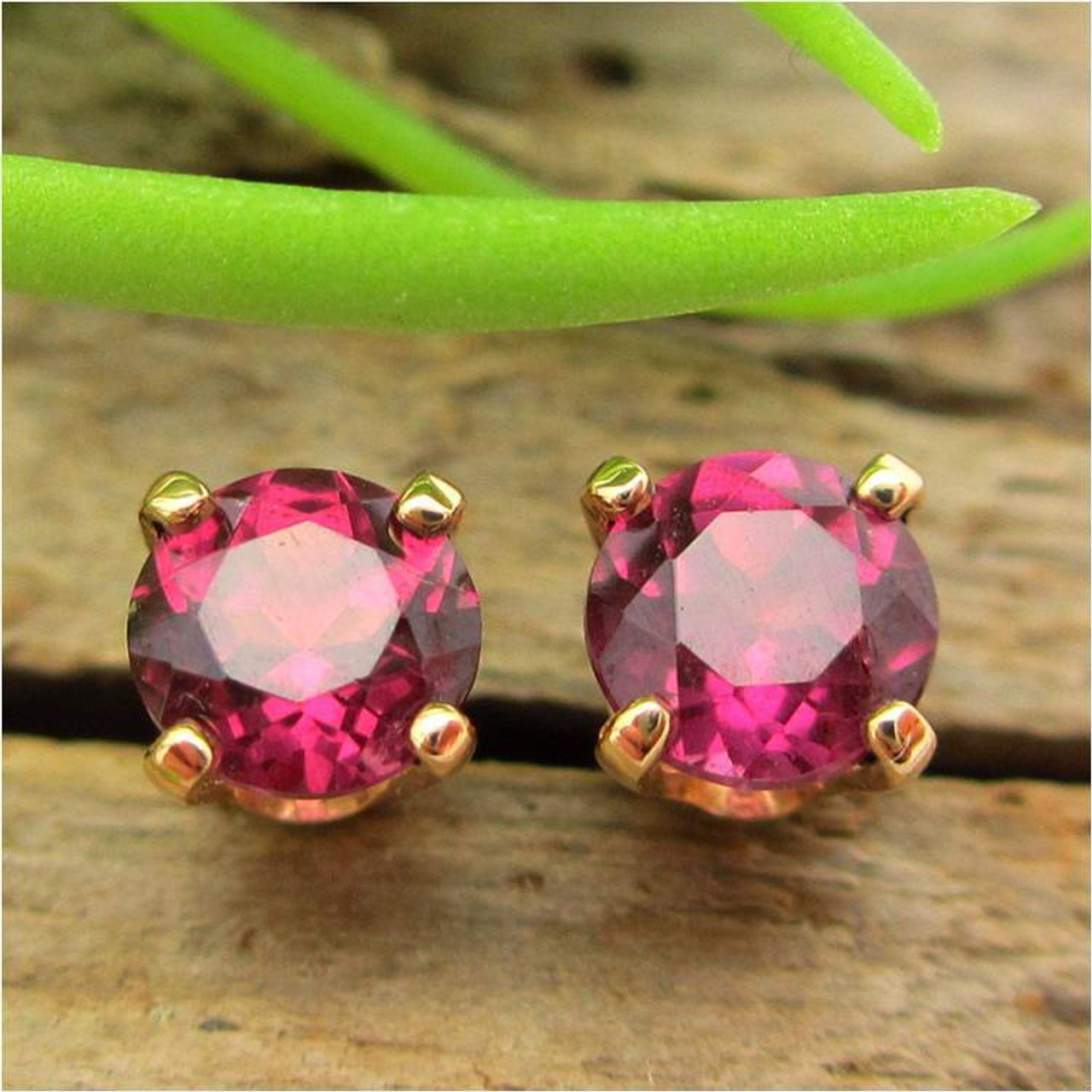 pink garnet jewelry