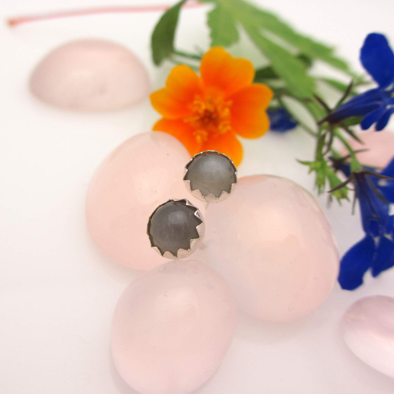 Cabochon earring settings Cabochon earring settings