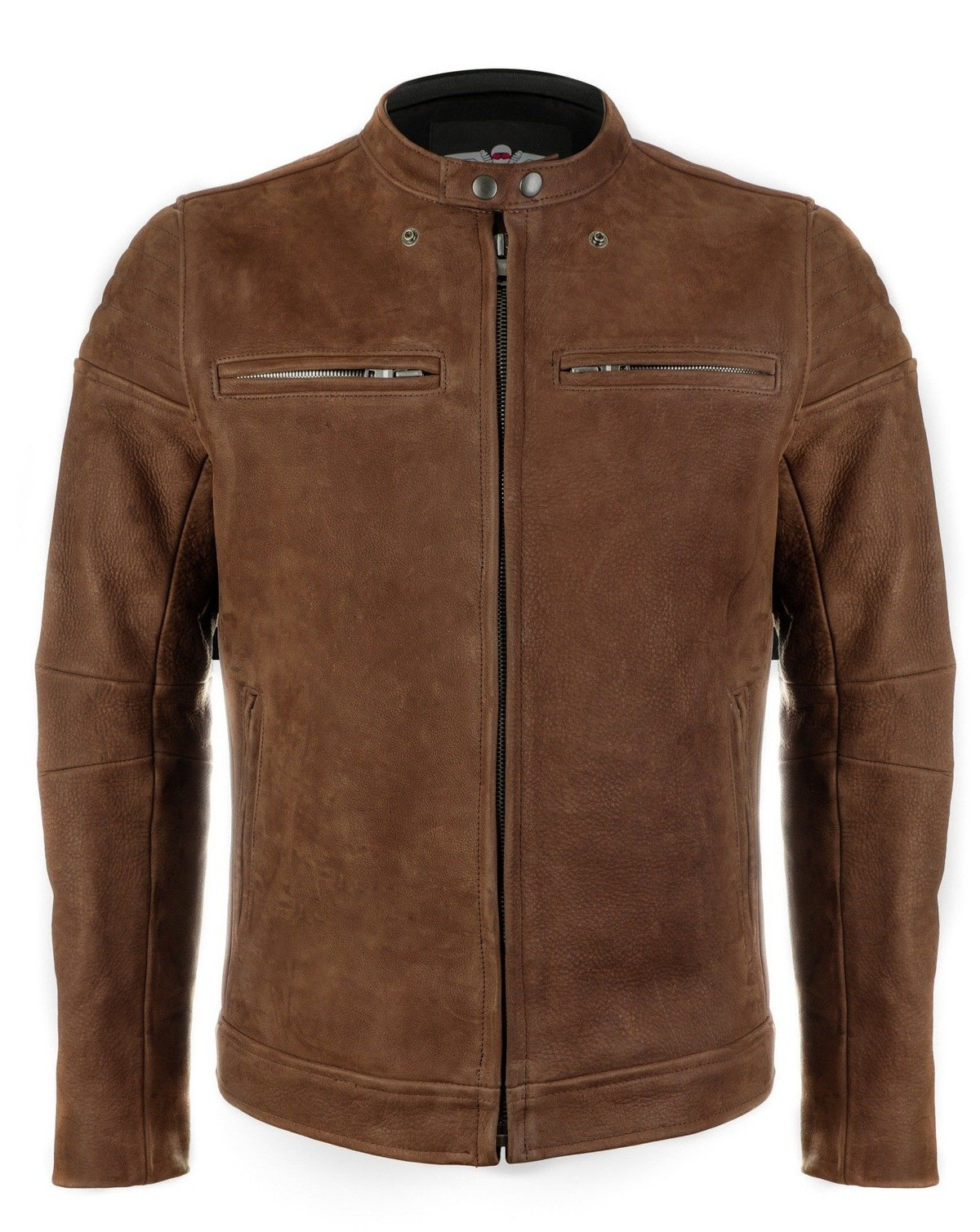 The Pilot Racer Jacket in Hazel Nubuck - VKTRE Moto Co.