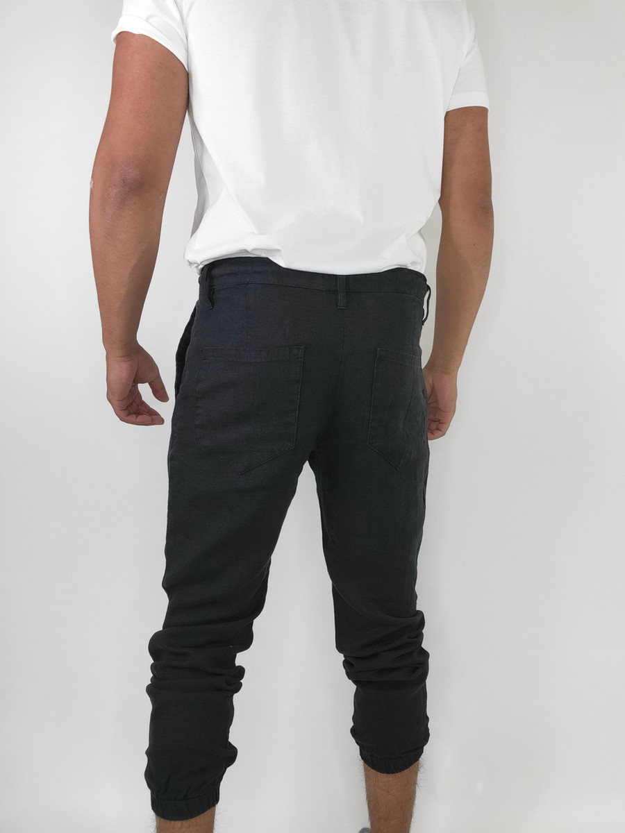 The New Linen Joggers By VKTRBLAK Los Angeles