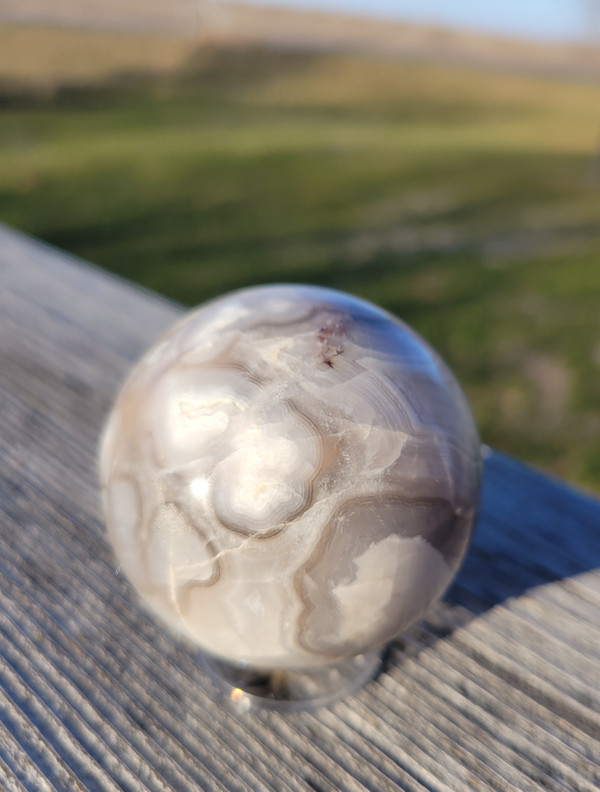 Lace Agate Sphere