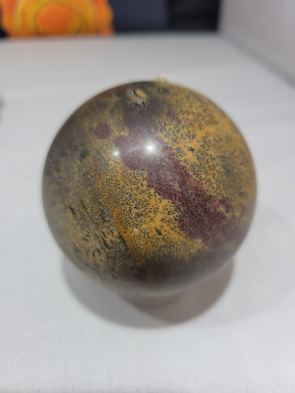 Picture jasper sphere