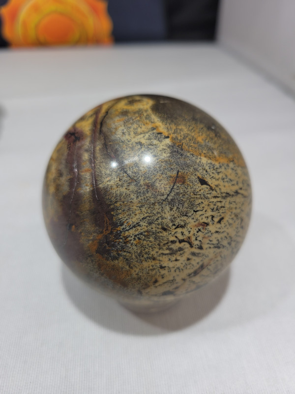 Picture jasper sphere