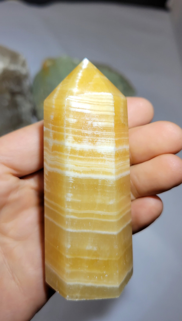 Orange Calcite Tower