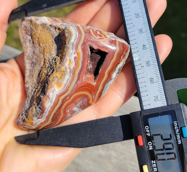 Old stock Red Crazy Lace Agate