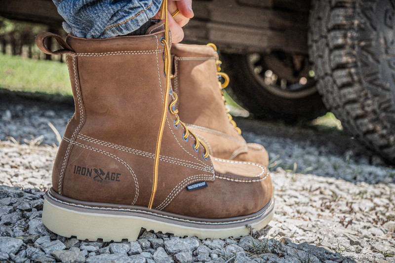 Steel Toe Boots Best Work Shoes For Landscaping Chelsea No Lace