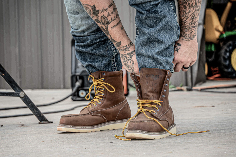 Outfits Stylish Work Boots Mens Iron Age Reinforcer IA5081 Men's