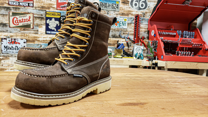 Most Comfortable Best Waterproof Landscape Work Boot Iron Age